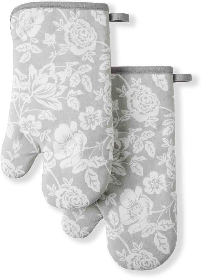 Martha Stewart Floral Vine Oven Mitt 2-Pack Set by MarthaStewart