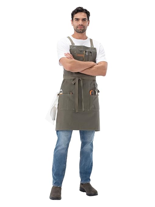 Chef Works Unisex Ayden Grill Apron - Image 8