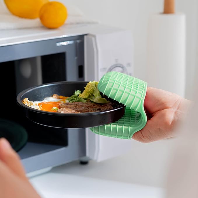 Mini Silicone Oven Mitts Set, Oven Mitts Heat Insulation, Oven Gloves - Image 3
