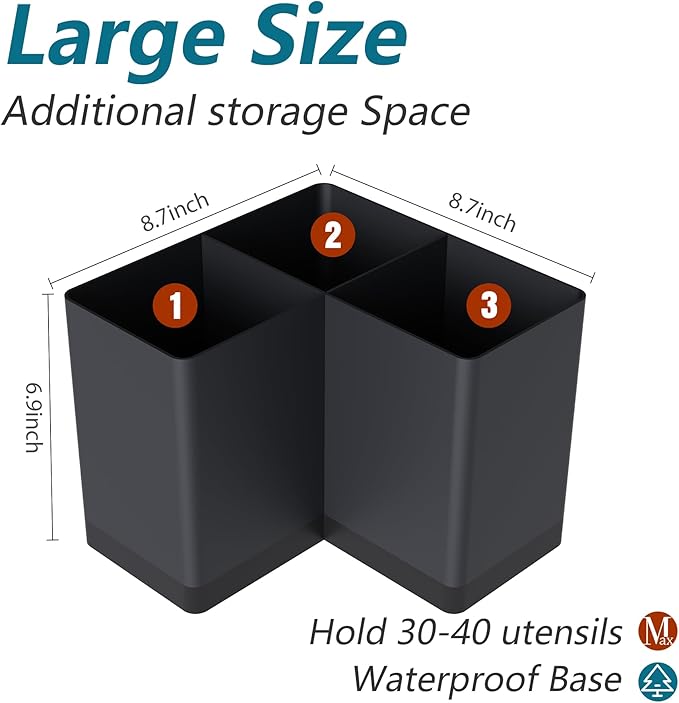 Suli Utensil holder, Kitchen Utensil Organizer - Image 2