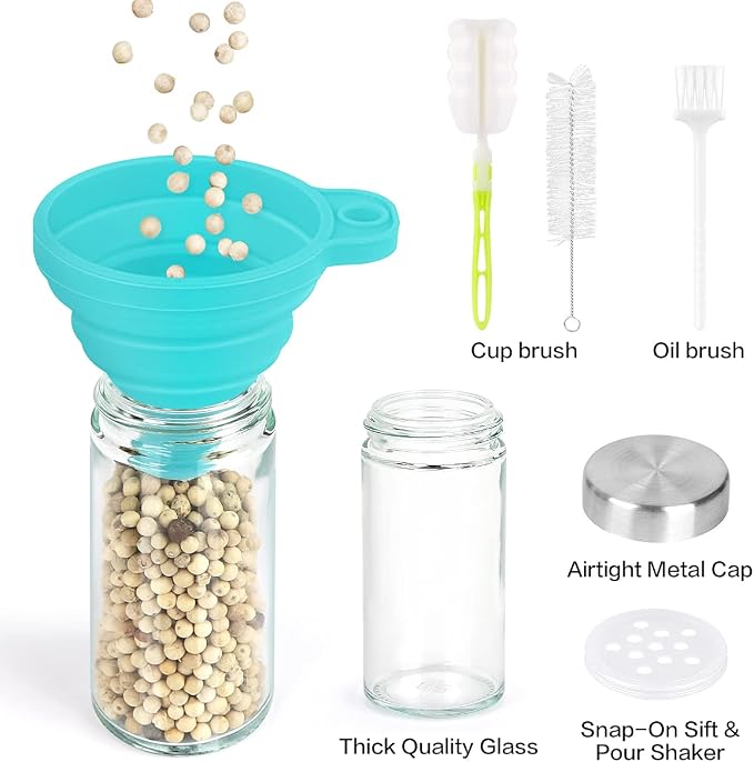 Spice Rack Organizer with Jars for Cabinet Revolving/Rotating Seasoning - Image 5