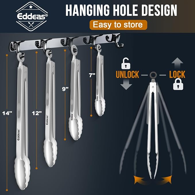 EDDEAS Tongs For Cooking - Image 9