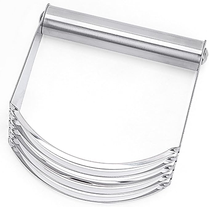 Dough Blender, 4.6 Inch x 4 Inch Stainless Steel Pastry Cutter by YIKANGHENG