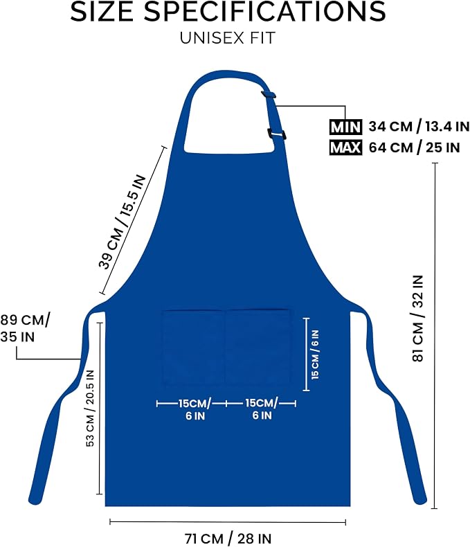 Utopia Kitchen 2 Pack Bib Apron, Adjustable - Image 6