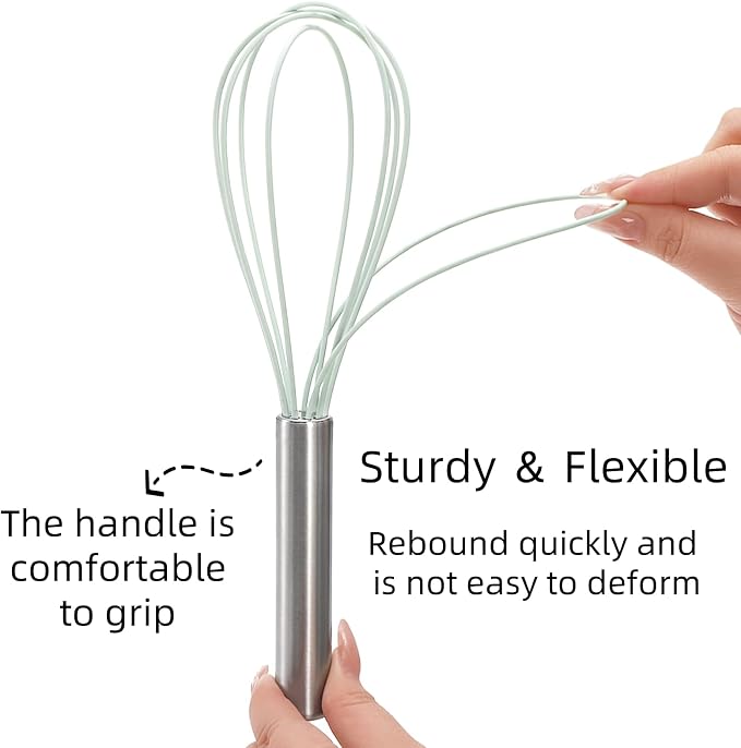 Cididu Set of 24 Silicone Whisk Bulk - Image 8