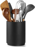 Bivvclaz Wooden Utensil Holder, 360°Rotating 7.2" Utensil Holder by Bivvclaz