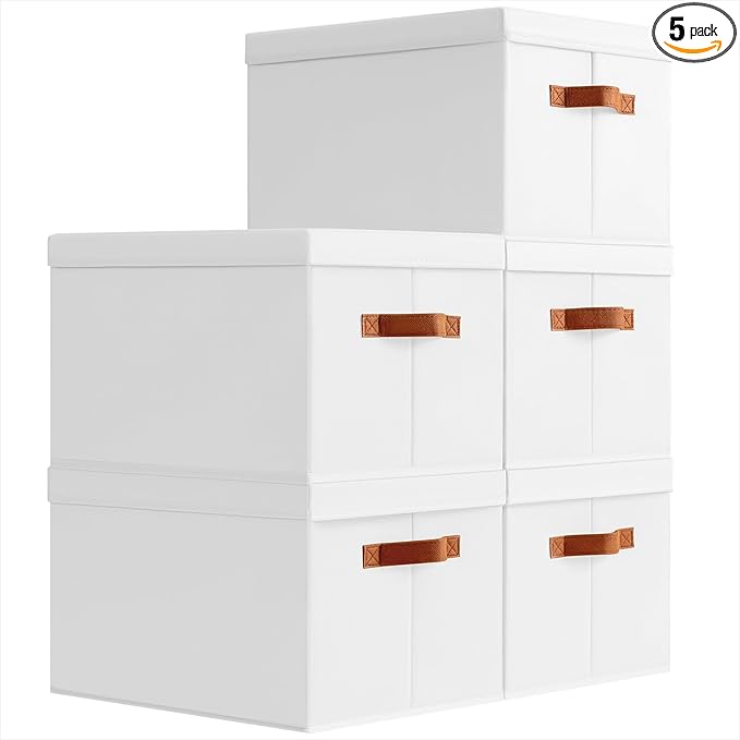 Homsorout Storage Bins with Lids by Homsorout