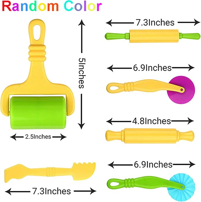 36-Piece Dough Tool Set for Kids Ages 3-8 – Includes Animal Cutters, Rolling - Image 2