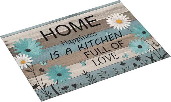 Rustic Wood Dish Drying Mats for Kitchen Counter, Large 18"x24" Dish Mats for - Image 2
