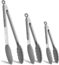 Kitchen Tongs, Stainless Steel Cooking Tongs by EEKEDO