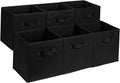 Amazon Basics Collapsible Fabric Storage Cube Bins Organizer by AmazonBasics