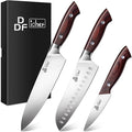 DDF iohEF Knife Set 3 Piece, Sharp Kitchen Knife Set Professional Chef Knife Set by DDFiohEF