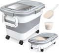 Komzon Rice Storage Container, Collapsible Airtight Food Storage Containers by Komzon