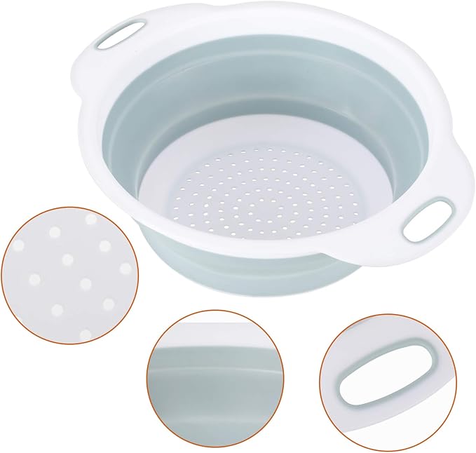 Colander Collapsible, Kitchen Strainer Colander, Collapsible Colander - Image 2