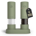 LARS NYSØM Electric Salt and Pepper Grinder Set I Automatic Salt and Pepper by LN