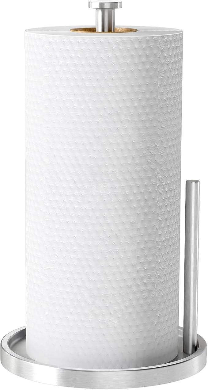 Paper Towel Holder Countertop, Standing Paper Roll Holder - Image 8