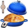 ONKO Dutch Oven For Sourdough Bread Baking, 6QT Enameled Cast Iron Dutch Oven by ONKO
