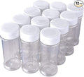 12 Pack of 6 Oz. Empty Clear Plastic Spice Bottles by XyloBurst
