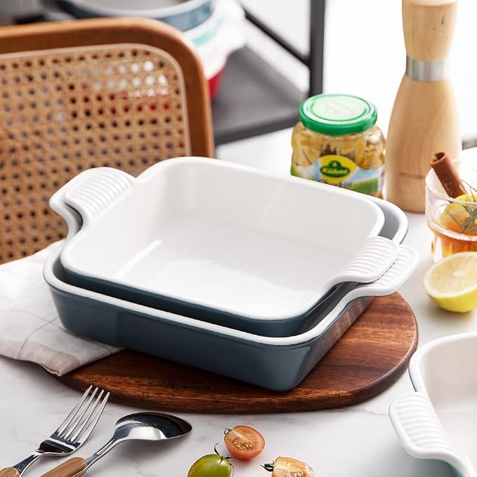 Sweejar Ceramic Baking Dish, 9 x 9 Cake Baking Pan - Image 5