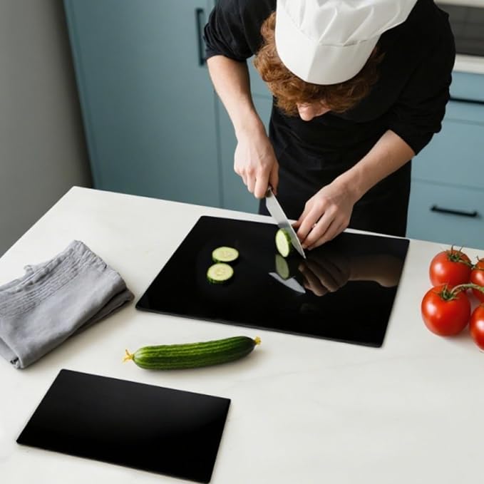 Hacaroa 4 Pack Tempered Glass Cutting Board - Image 5