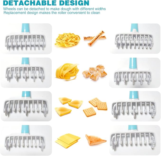 Pastry Dough Lattice Cutter Wheel Roller Fondant Ribbon Cutter - Image 4