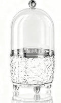Makeup Brush Holder with Lid, Cosmetic Tools Organizer with Cover, 360° by Unknown