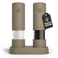 LARS NYSØM Electric Salt and Pepper Grinder Set I Automatic Salt and Pepper by LN