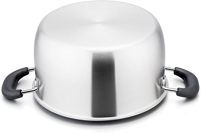 P&P CHEF 6 Qt Stockpot with Lid, Stainless Steel Cooking Stock Pot - Image 6