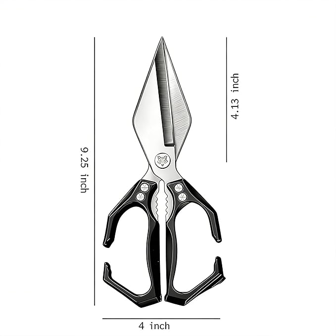 Seattleget Multifunctional Heavy-Duty Kitchen Shears, Chicken Bone Scissors - Image 7