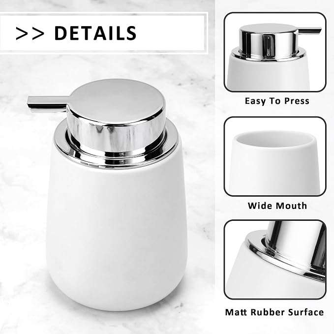 Soap Foaming Dispenser Ceramic - Image 4