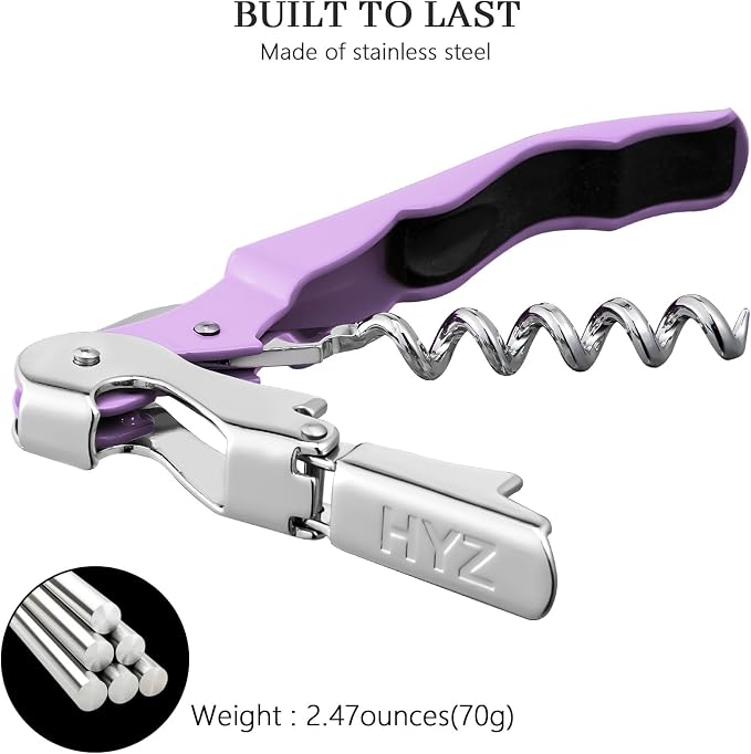 HYZ 2-Pack Wine Opener Waiter Corkscrew, Professional Wine Key - Image 6
