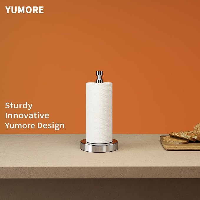 YUMORE Paper Towel Holder Countertop, Paper Towel Holder - Image 2