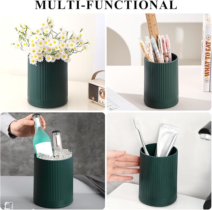 HOMQUEN 360° Rotating Utensil Holder, 6.3''+4.7'' Plastic Kitchen Utensil Holder - Image 7