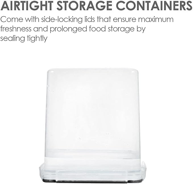 Vtopmart Food Storage Containers 2.5L / 84.5oz, 4 Pieces BPA Free Plastic - Image 3