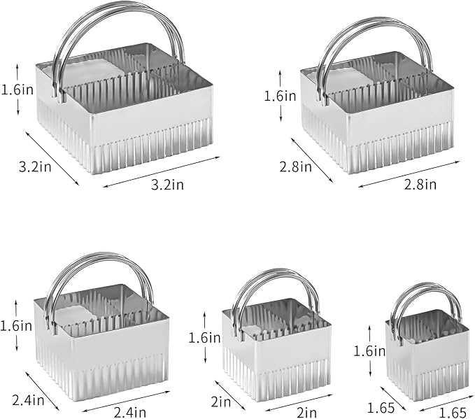 ALLTOP 5 Pieces Biscuit Cutters - Image 3