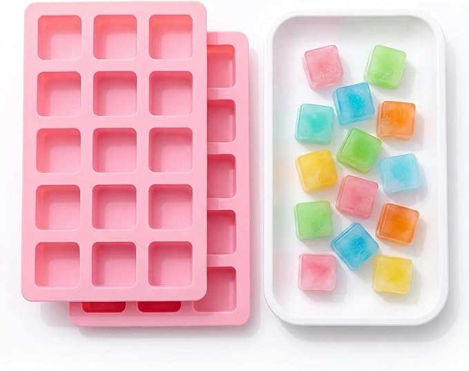 Cute Ice Cube Trays Silicone Chocolate Mold Wax Melt Molds Easy Release Ice by MayeBridge