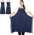 2 Pcs Plus Size Chef Apron, Unisex Professional Apron by FunChaos