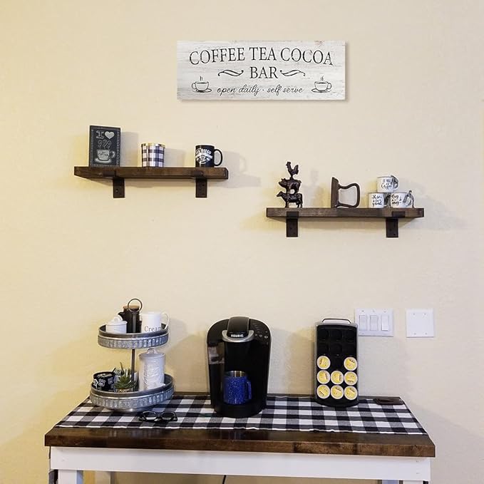 Coffee Tea Cocoa Bar Sign Decor Farmhouse Wall Plaque - Image 6