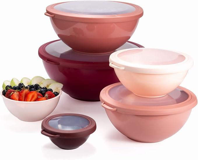 COOK WITH COLOR Mixing Bowls with Lids - Image 9