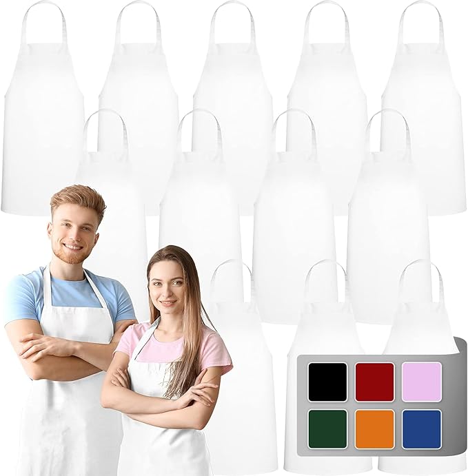 GREEN LIFESTYLE 12 Pack Bib Apron by GreenLifeStyle