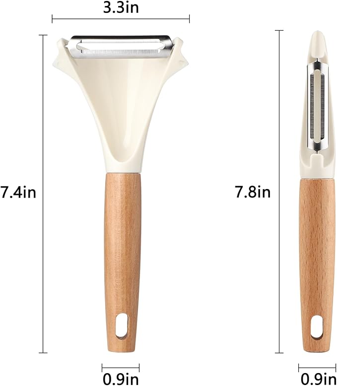 Potato Peelers Stainless Steel Swivel Peelers Y-Shaped and I-Shaped Peeler Set - Image 7