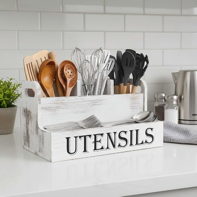 Suli Extra Large Kitchen Utensils Holder - Image 6