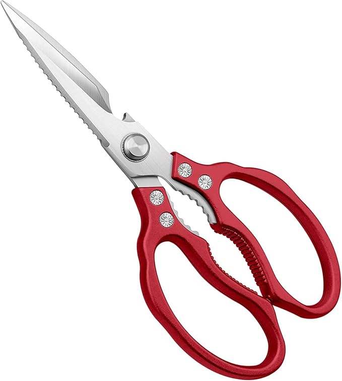 AWinjoy Heavy Duty Sharp Kitchen Scissors, Dishwasher Safe, Cooking Shears by AWinjoykitchenshears