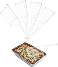 PARTY BARGAINS Clear Disposable Plastic Spatulas – 4-Pack Heavy Duty Kitchen by PARTYBARGAINS