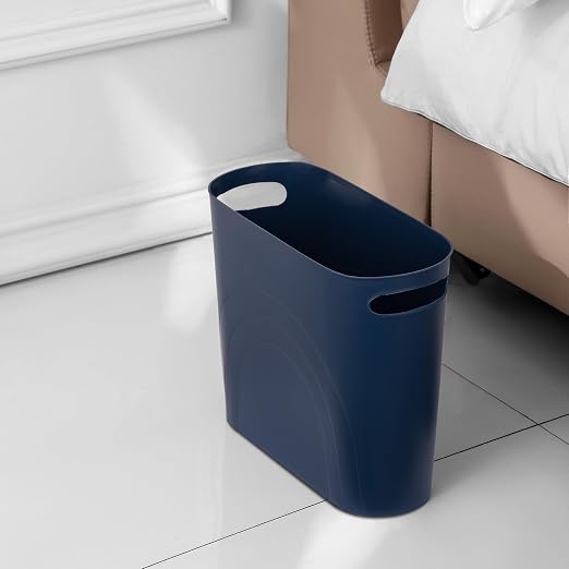 rejomiik Small Trash Can, 3.5 Gallon Slim Garbage Can Plastic Waste Basket - Image 4