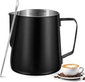 Milk Frothing Pitcher, 350ml/600ml Milk Frother Cup Stainless Steel Jug by UMUACCAN