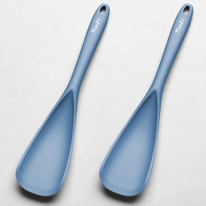 Silicone Spatula Spoon, Seamless Design, Safe by XiaoZuHomeKitchen