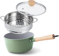 ROCKURWOK Ceramic Nonstick Sauce Pan, 3 QT Pot by ROCKURWOK