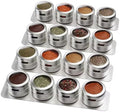 Vetacsion Set of 16 Magnetic Spice Tins by HOMESTORAGE
