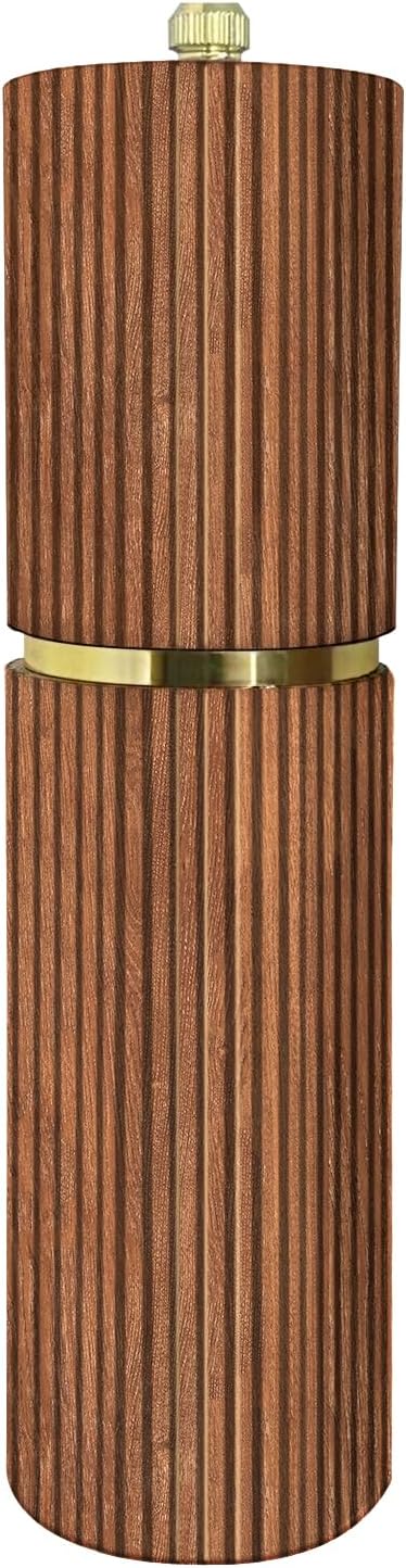 Wooden Pepper Grinder Pepper Mill, Adjustable Coarseness Salt Pepper Grinder by UNIOVC